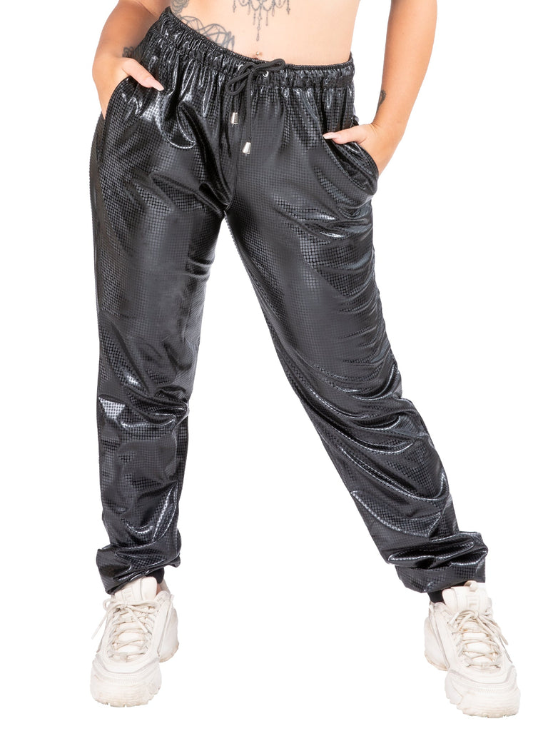 Clearance - VynX Jogging Bottoms with Square Pattern Size XS