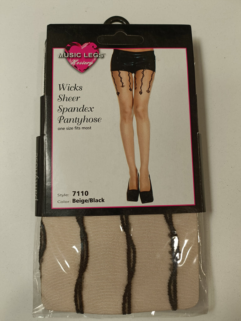 Clearance - Wicks Sheer Spandex Pantyhose One Size
