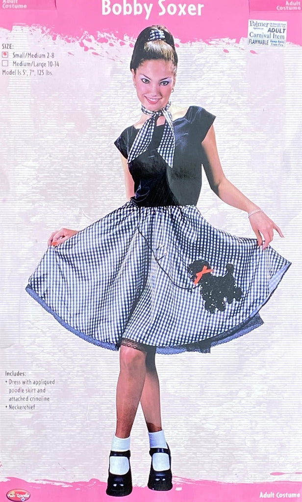 Bobby Soxer Costume - Size Small-Medium