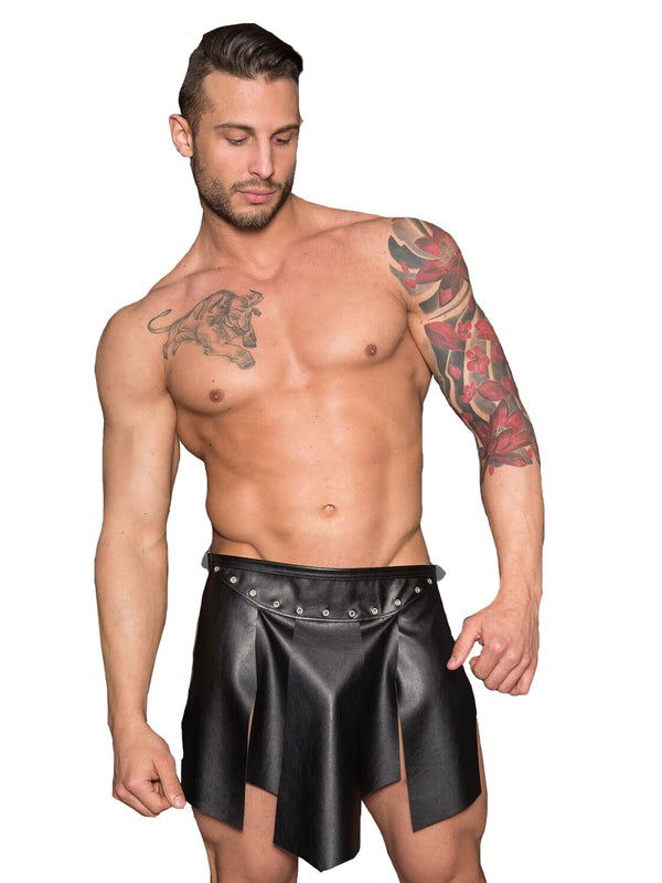 Leather Gladiator Kilt - Honour Clothing