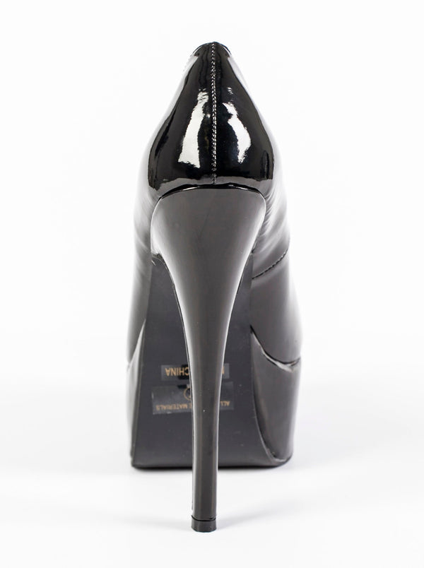 Patent Six Inch Heels - Honour Clothing