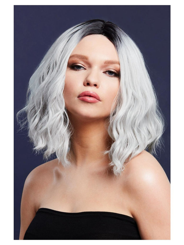 Silver Wavy Bob Wig - Honour Clothing