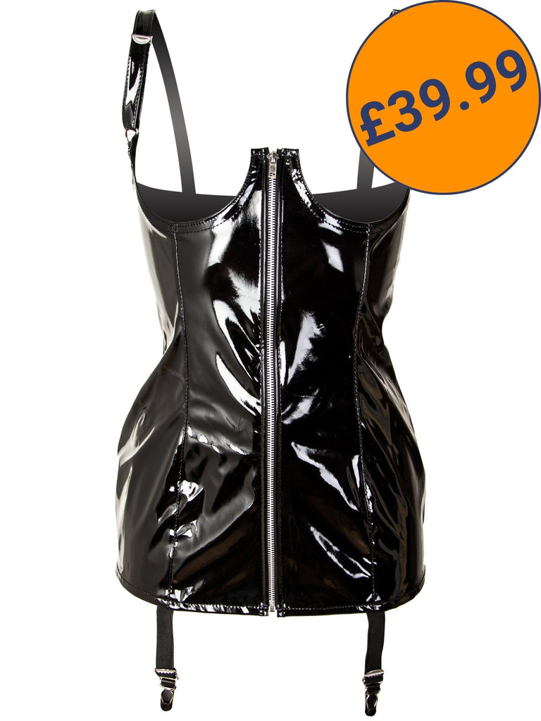Secret Sale - PVC Underbust Zipped Basque