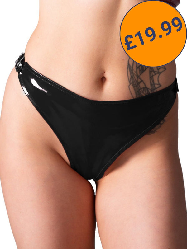 Secret Sale - PVC Burgundy Underwear