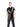 Men's Black PVC T-Shirt With Crossbody Lace Up Details
