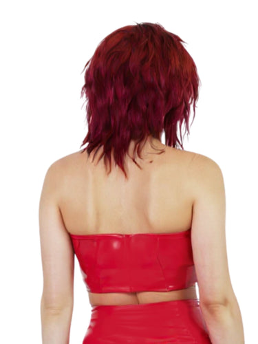 Latex/Rubber "Trick" Tubular Top - Halloween "Trick Or Treat" Edition