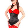 Black Satin Marlene Waist Cincher - Honour Clothing
