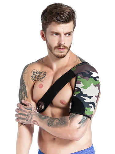 Men's One Shoulder Neoprene Camel Harness