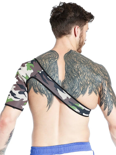 Men's One Shoulder Neoprene Camel Harness