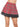 Plaid Skirt With Lace Trim