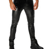 Lizard Wetlook Skinny Jeans With Pockets - Honour Clothing