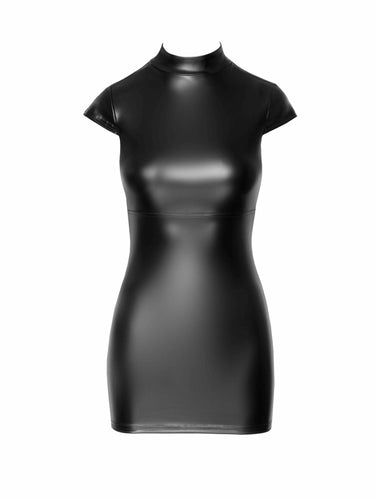 Wetlook T-shirt Dress With Open Back
