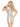 Silver Mini Dress with Cutout Design