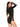 One Shoulder Lycra Dress With Lace Detail