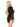 One Shoulder Lycra Dress With Lace Detail