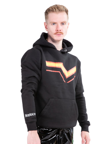 Unisex Hoodie - Rubber Pride Flag