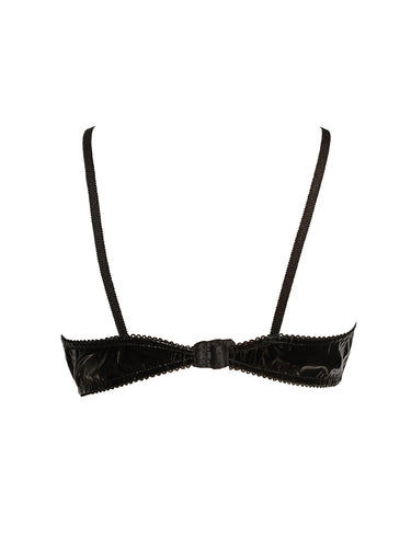 PVC And Lace Bra