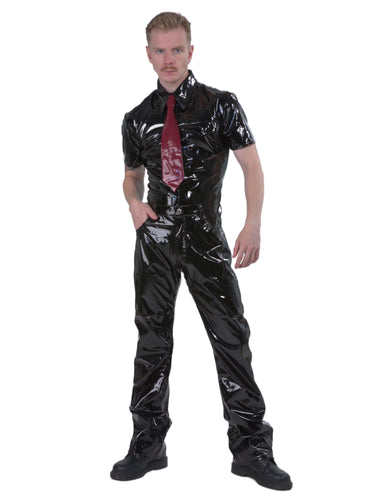 PVC Boot Cut Jeans