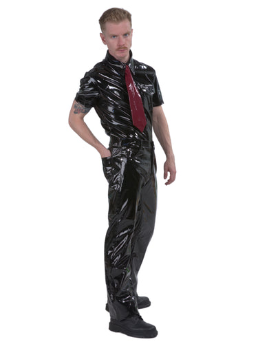 PVC Bordeaux Burgundy Tie