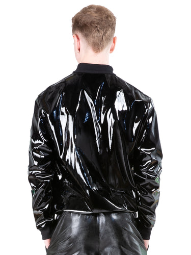PVC Tracksuit Top With Lizard Applique