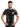 Men's Black PVC T-Shirt With Shoulder Zippers