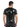 Men's Black PVC T-Shirt With Shoulder Zippers
