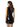 PVC Buckled Keyhole Dress With Front Zip