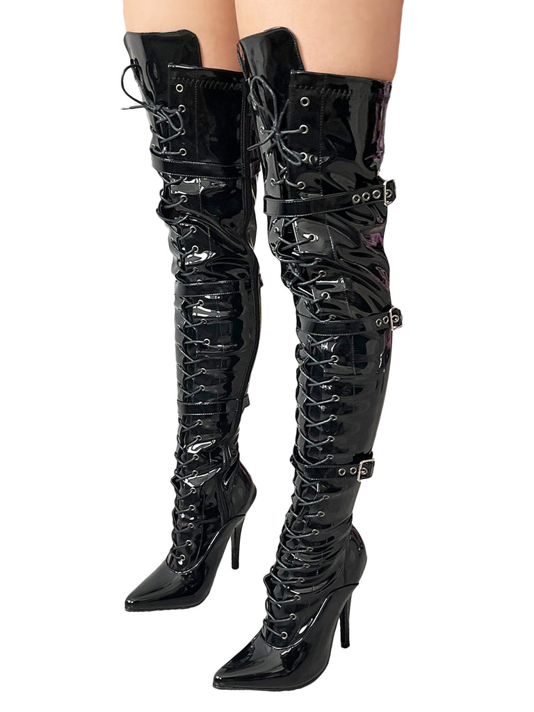 Maeve Thigh High Boots - Honour Clothing