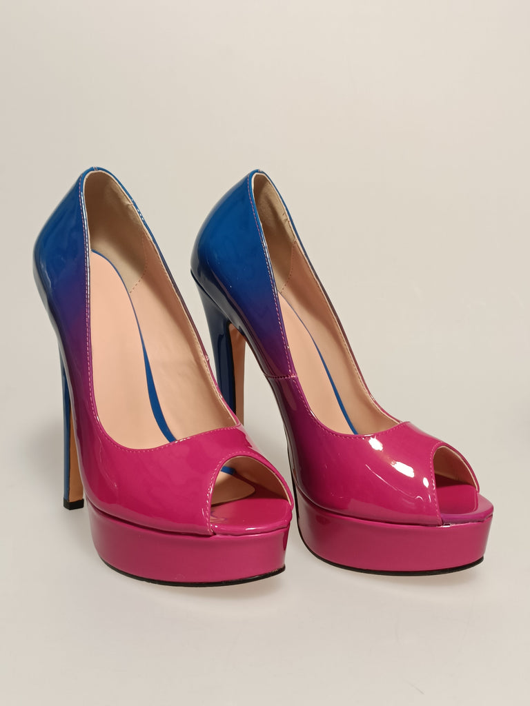 Clearance -  Pink & Blue Inferno Shoe - Size 6