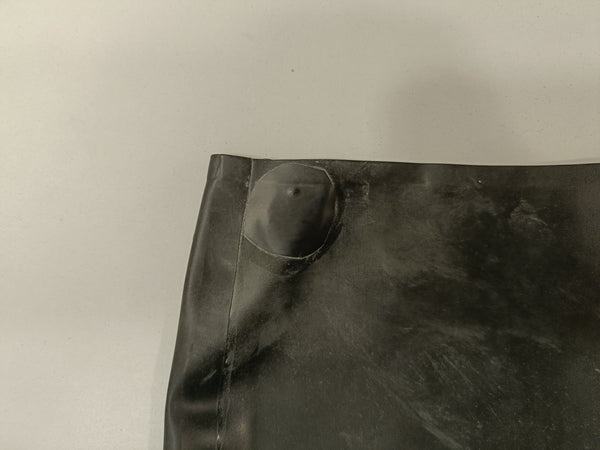 Clearance - Thru Zip Booty Latex/Rubber Shorts, Size 2XL