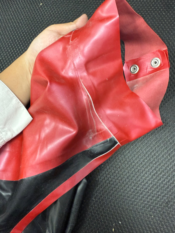 Clearance - High Neck Halter Maximo Latex/Rubber Dress - Size XL