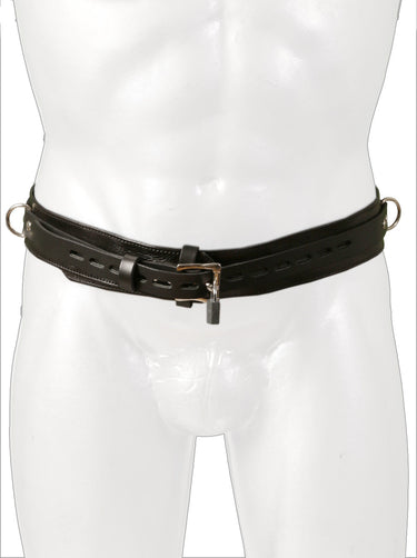 Punk Leather D-Ring Belt
