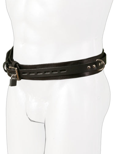 Punk Leather D-Ring Belt