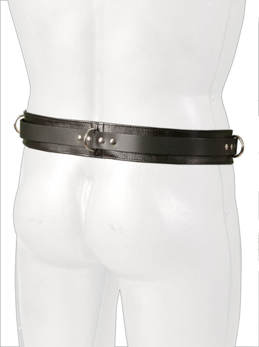 Punk Leather D-Ring Belt