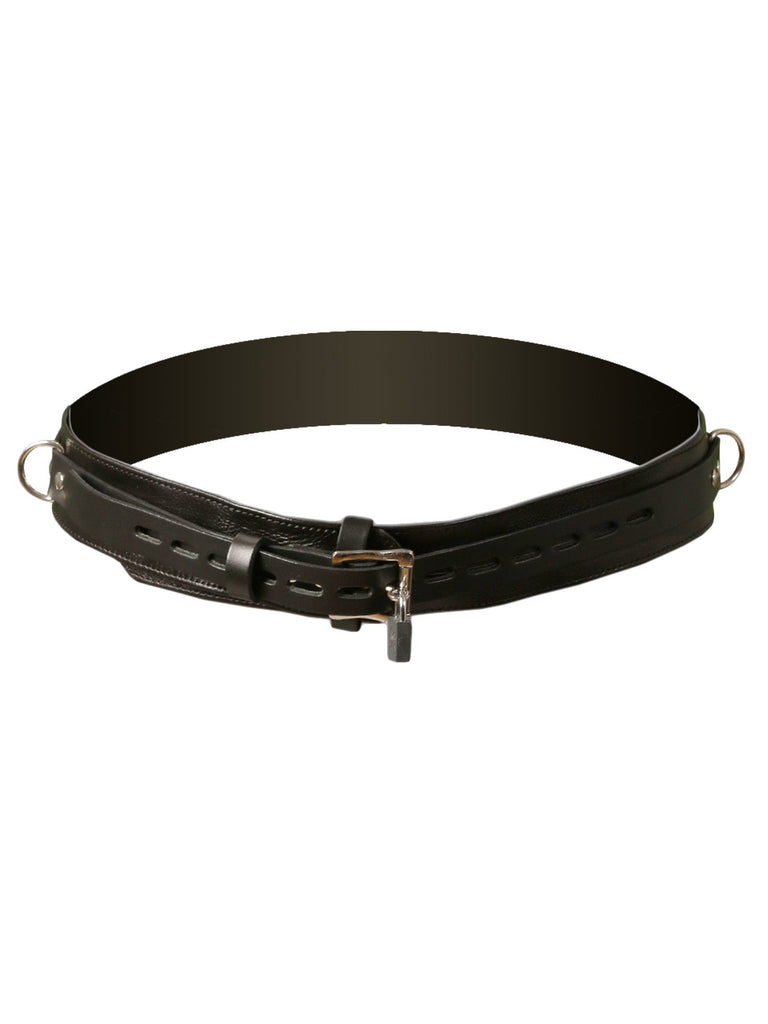Punk Leather D-Ring Belt