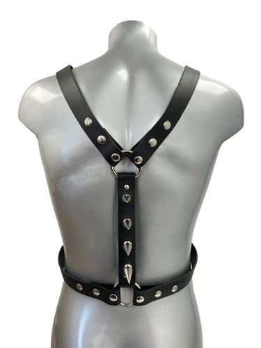 Spiked Backbone Body Harness