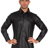 Skin Two UK Leatherette Fitted Shirt Top