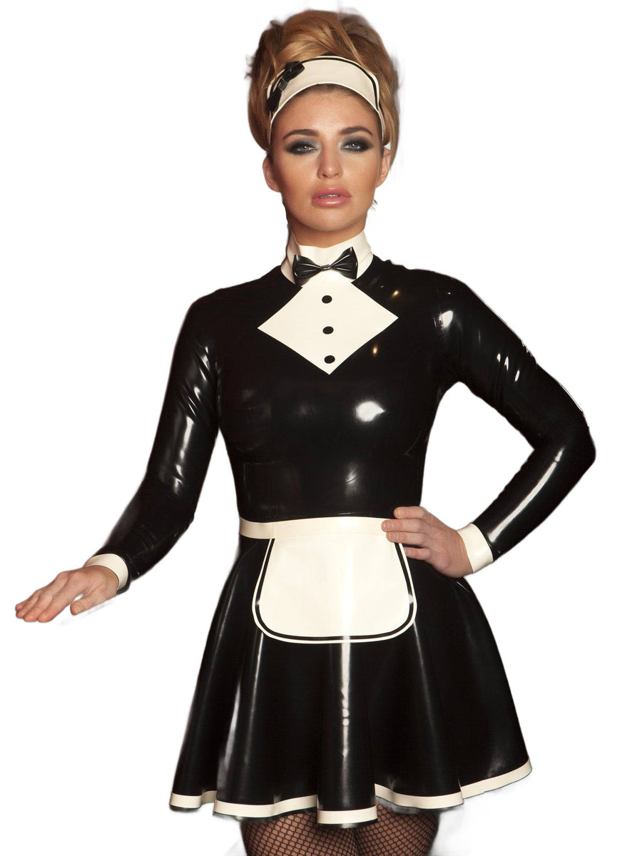 Rubber Basque Maid Latex/Rubber Dress – Honour Clothing