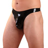 Skin Two UK Pouch Latex Thong in Blue Underwear