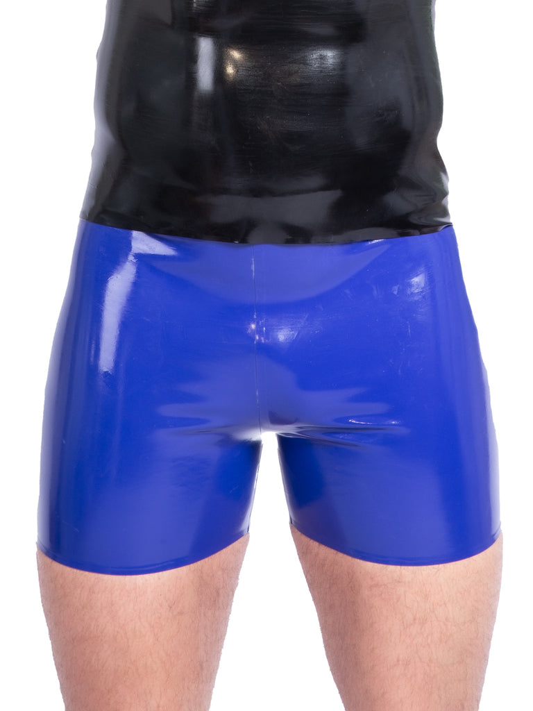 Latex Classic Shorts in Blue - Honour Clothing