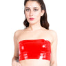 Latex Tubular Top in Red - Honour Clothing