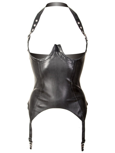 Halterneck Underbust Latex/Rubber Basque