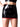 Ravishing Handcrafted Latex Mini Skirt Pink- Black - Honour Clothing