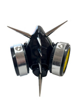 Silver Mega Spike Punk Mask - Honour Clothing