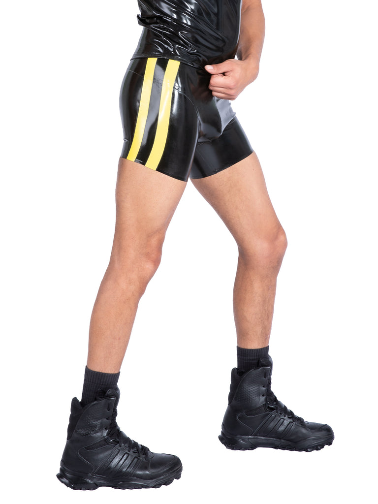 Rosso Red Rubber Shorts Honour Clothing