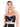 Sweetheart Neckline Latex Bra in Pink With Black Trim - Honour Clothing