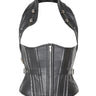 Skin Two UK Zip and Buckle Leather Underbust Corset Corset