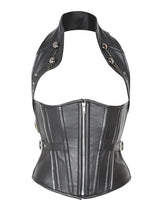Skin Two UK Zip and Buckle Leather Underbust Corset Corset