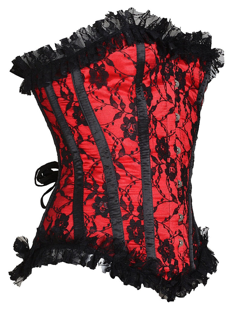 Red & Black Corset - Clearance - Corset size 30