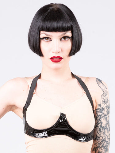 PVC Halter Bra Harness